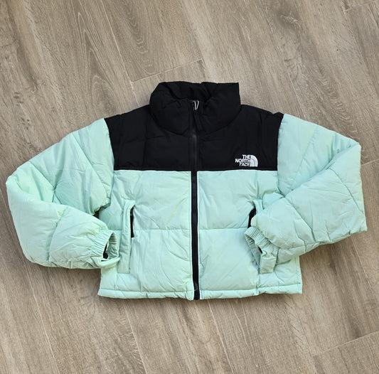 Abrigo the north face mujer negro verde