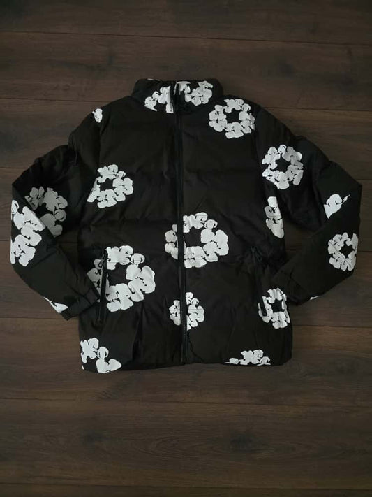 Abrigo denim negro