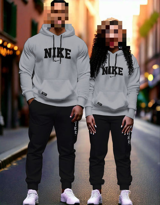 Chandals nike  gris logo central con logo