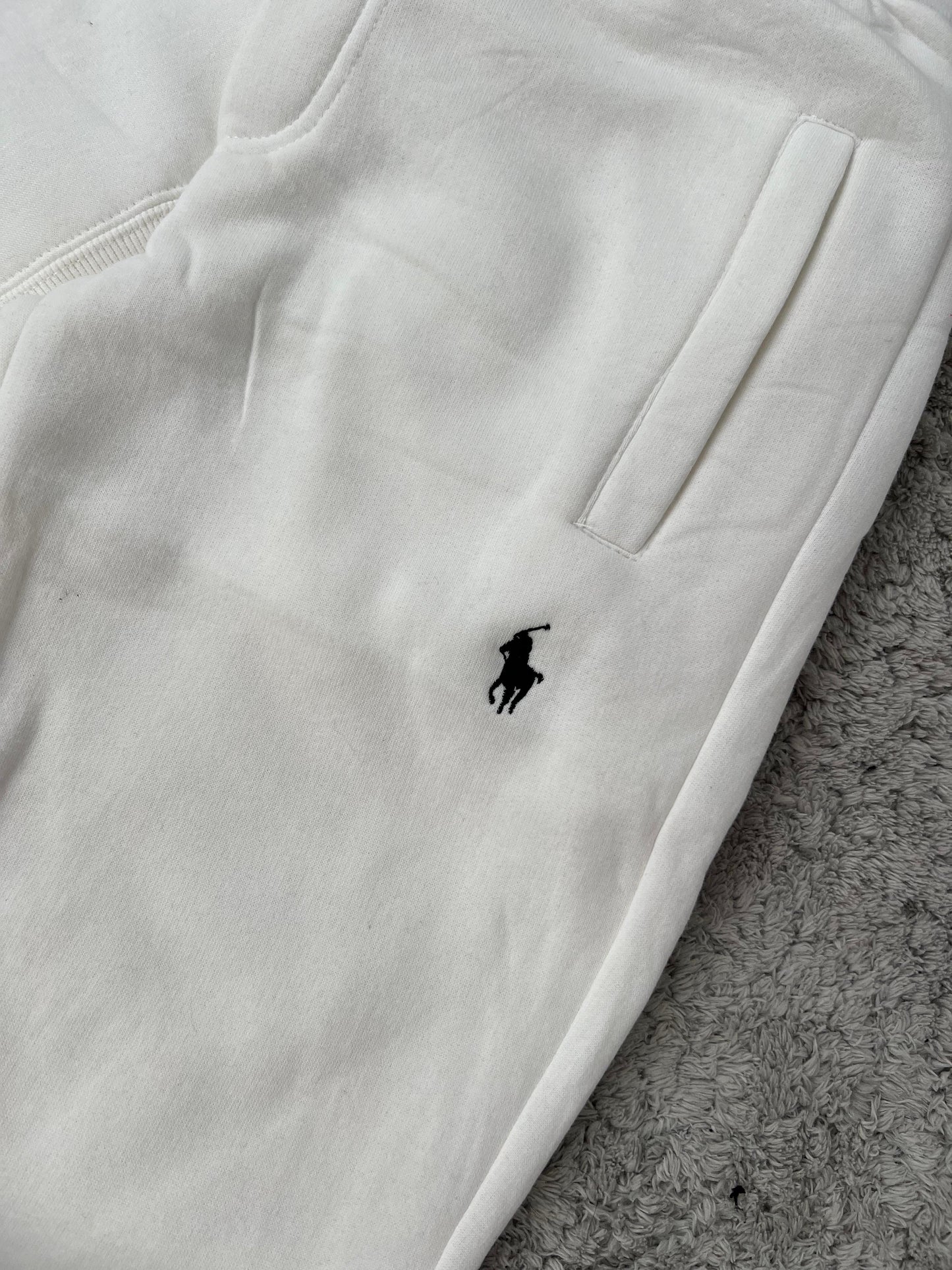 Chandal ralph lauren blanco logo negro