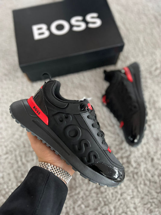 Hugo Boss negras detalles rojos