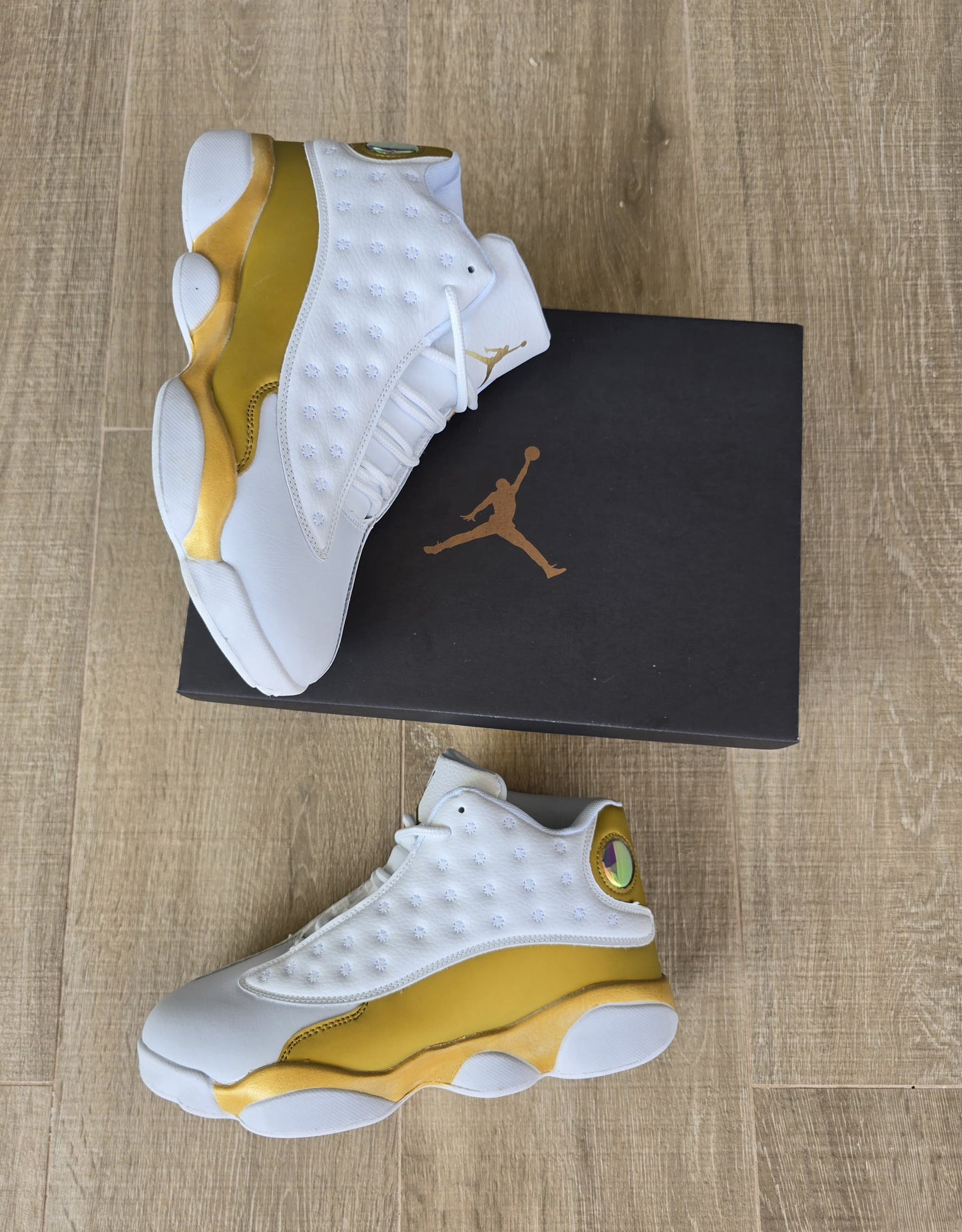 JORDAN 13 BLANCA ORO