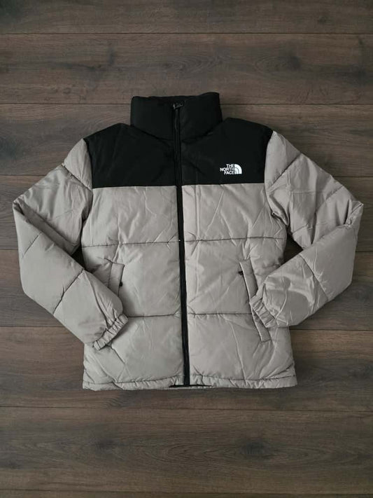 Abrigo north face negro marrón