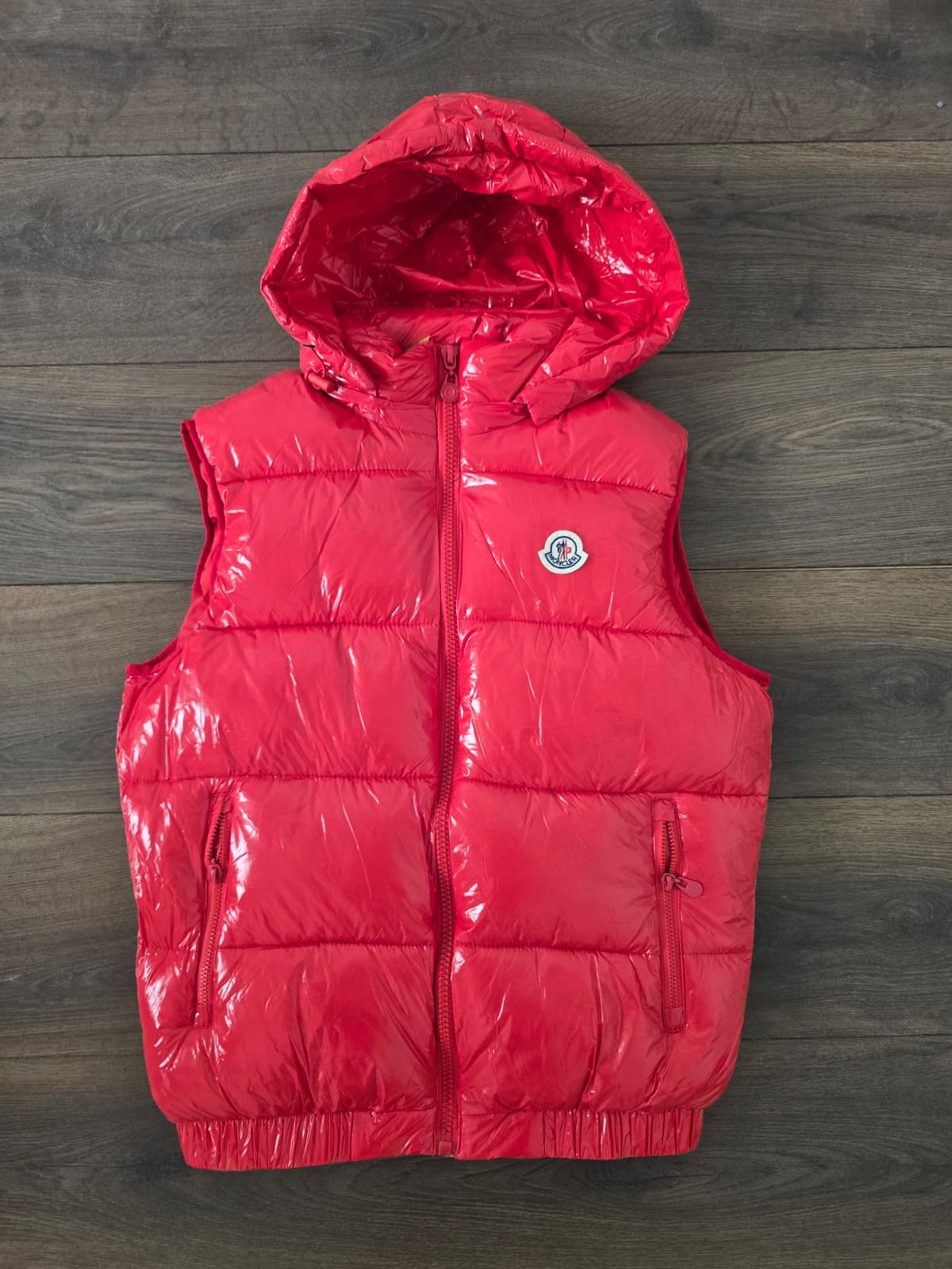 Chaleco moncler rojo