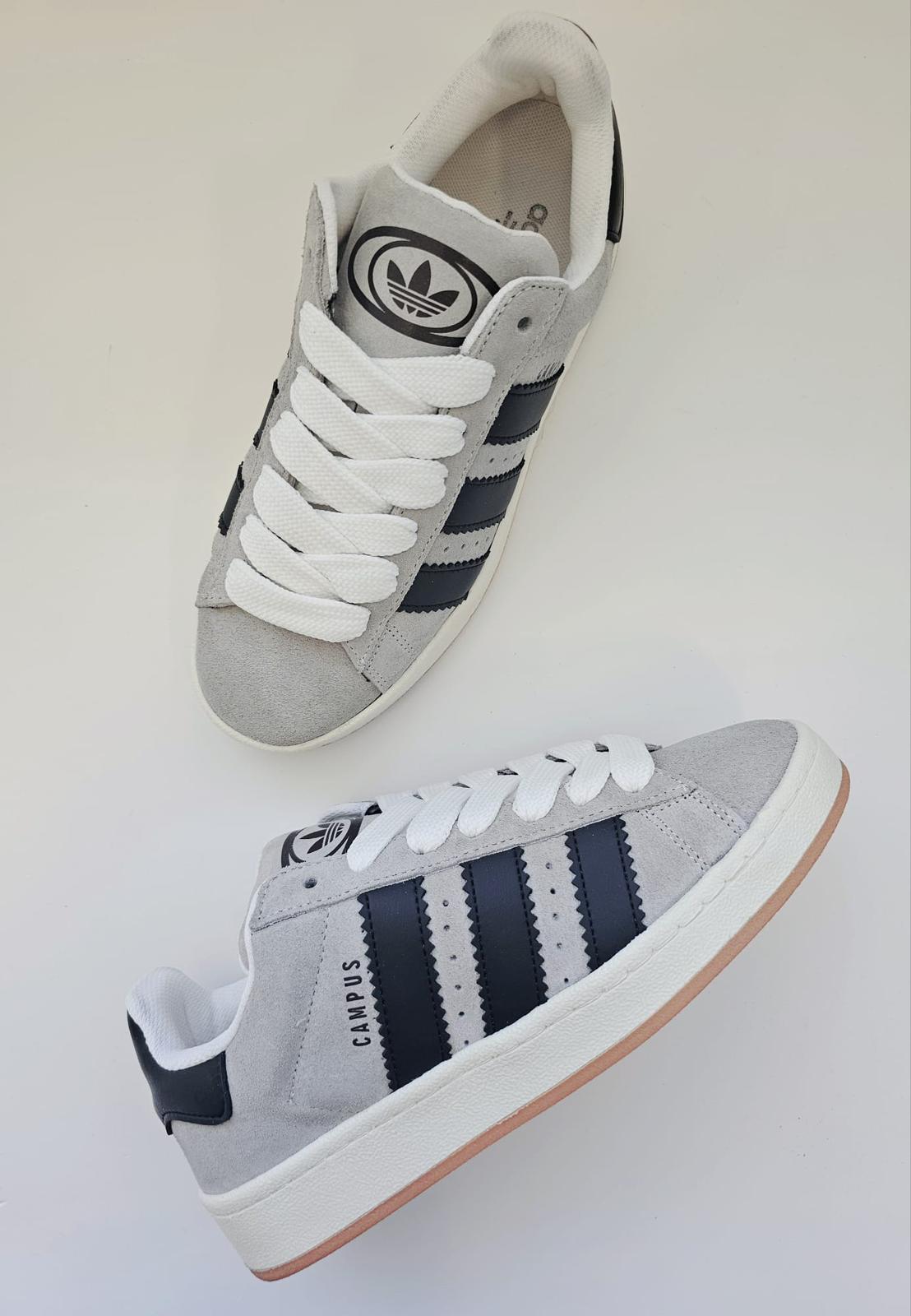 ADIDAS CAMPUS gris y negras