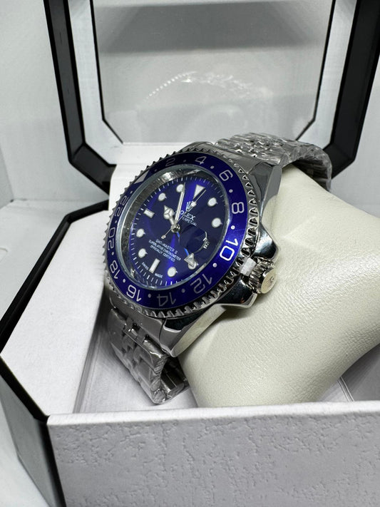 RELOJ ROLEX azul y gris