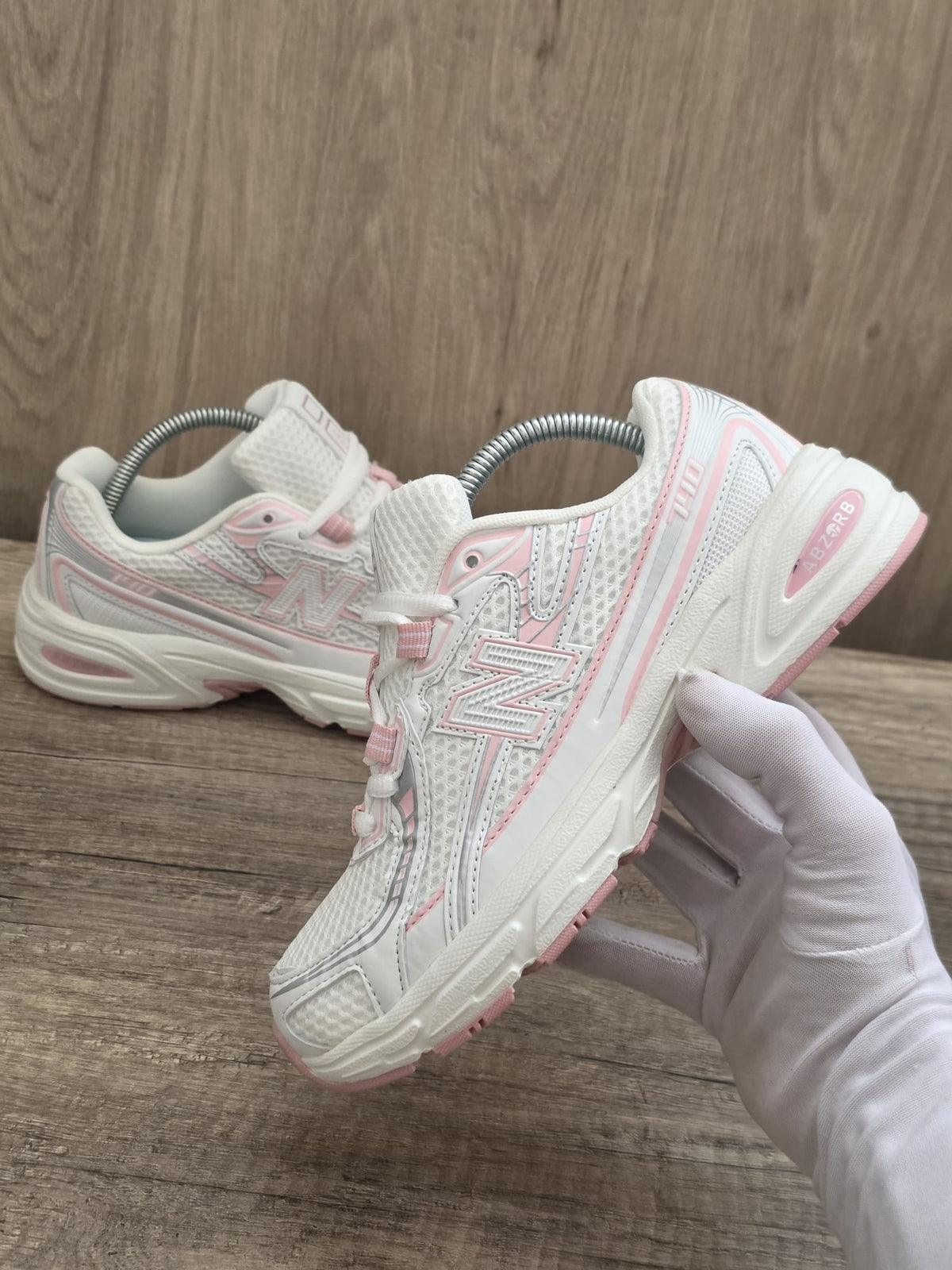 New balance 740 blanca rosa