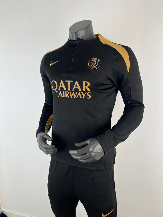 Chandal PSG negro y dorado