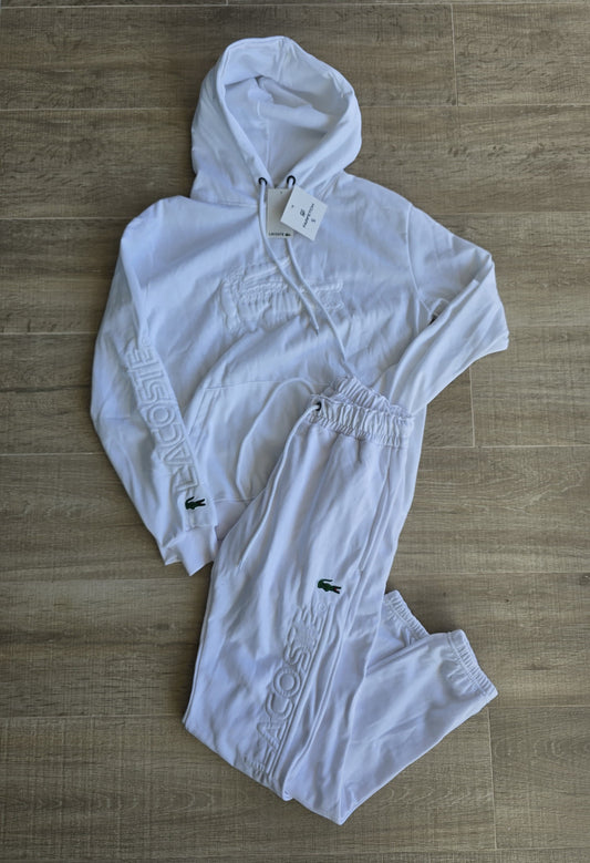 Chandals lacoste blanco