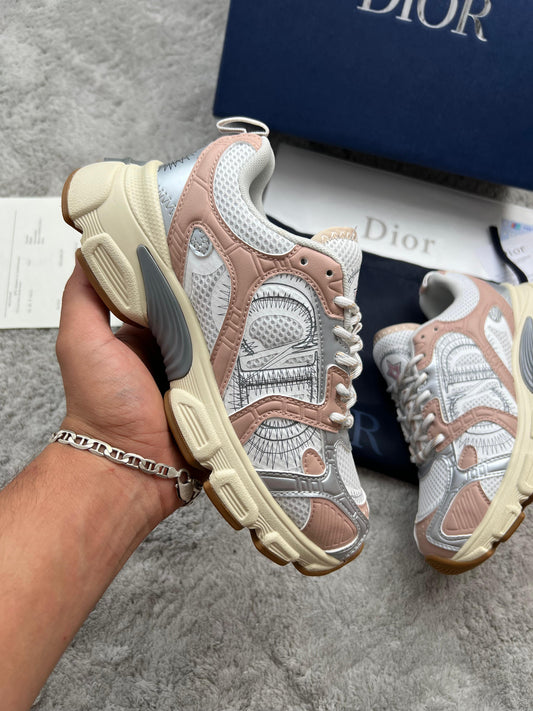 DIOR CHRONO blancas y rosas detalles plateados