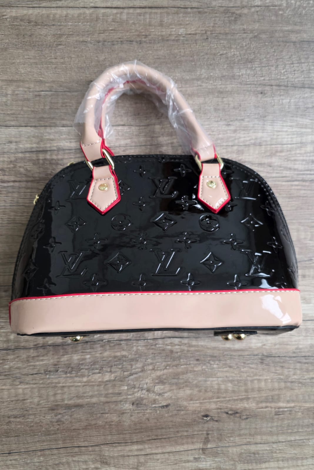 Bolso lv de mano negro