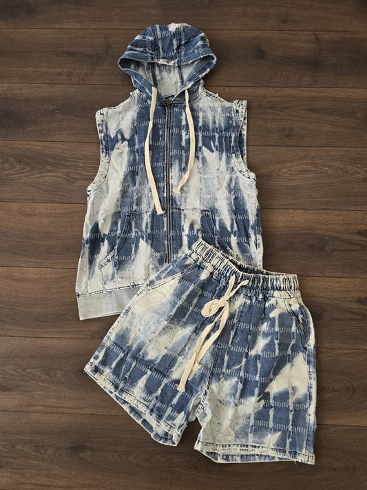 Conjunto verano vaquero sin mangas