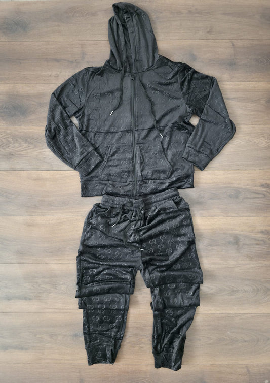 Chandal gucci negro terciopelo