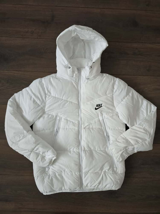 Abrigo nike blanco