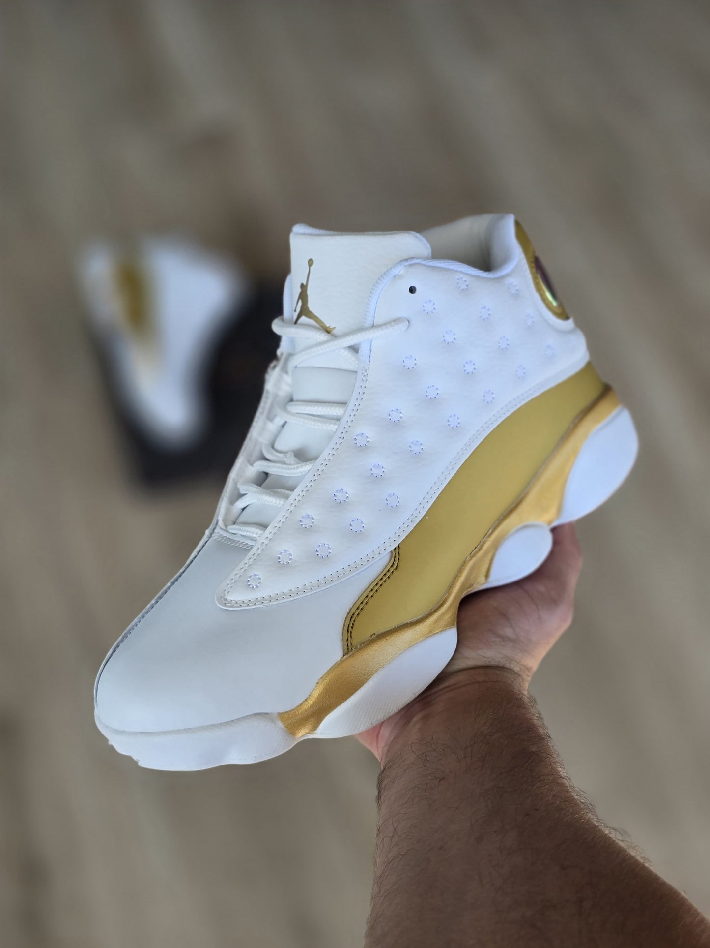 JORDAN 13 BLANCA ORO