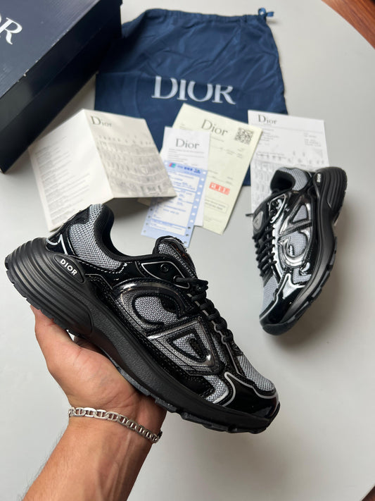 Dior B30 negras y grises logo gris detalles negros