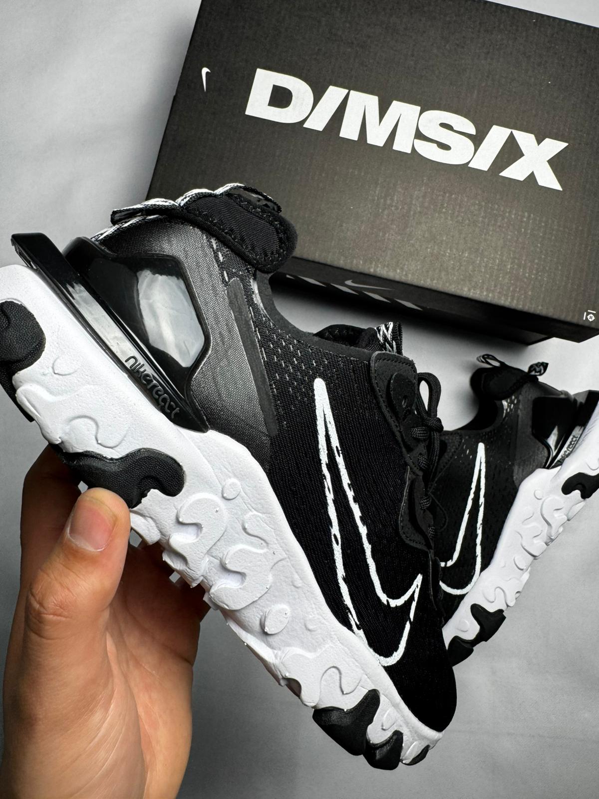 React vision negras logo blanco