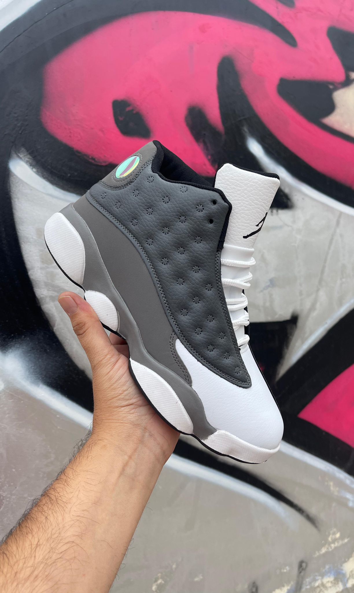 JORDAN 13 BLANCAS Y GRISES