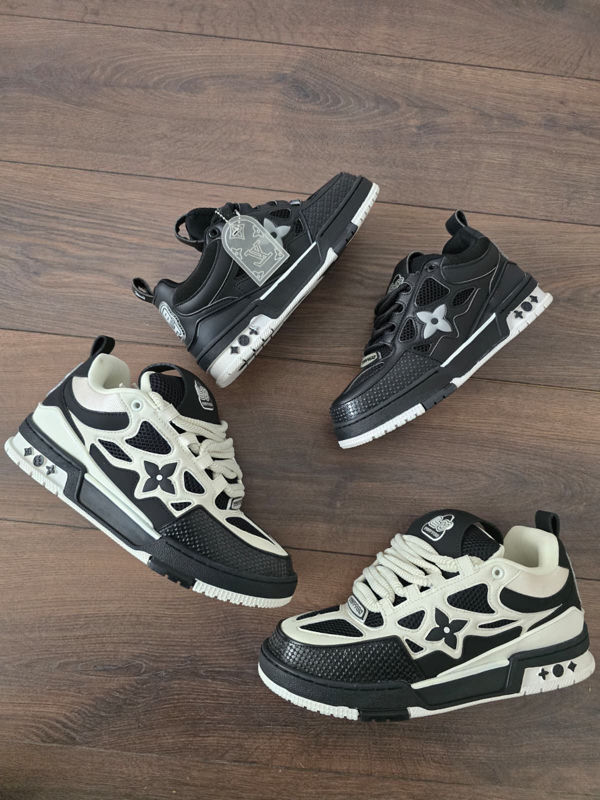 Lv skate blanca negra