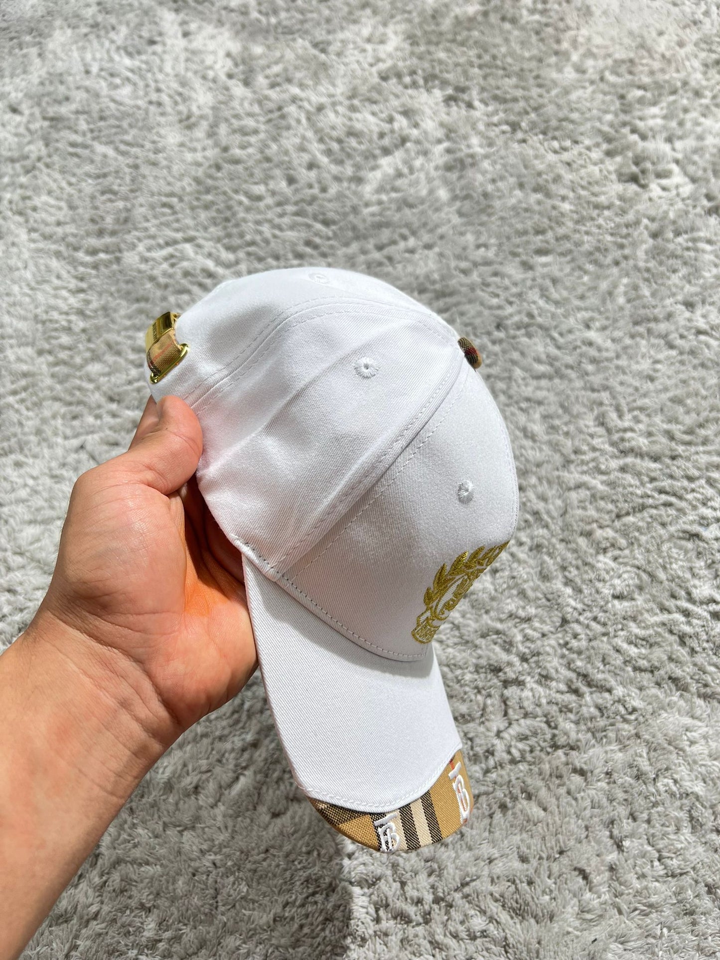 Gorra Burberry G5 blanca