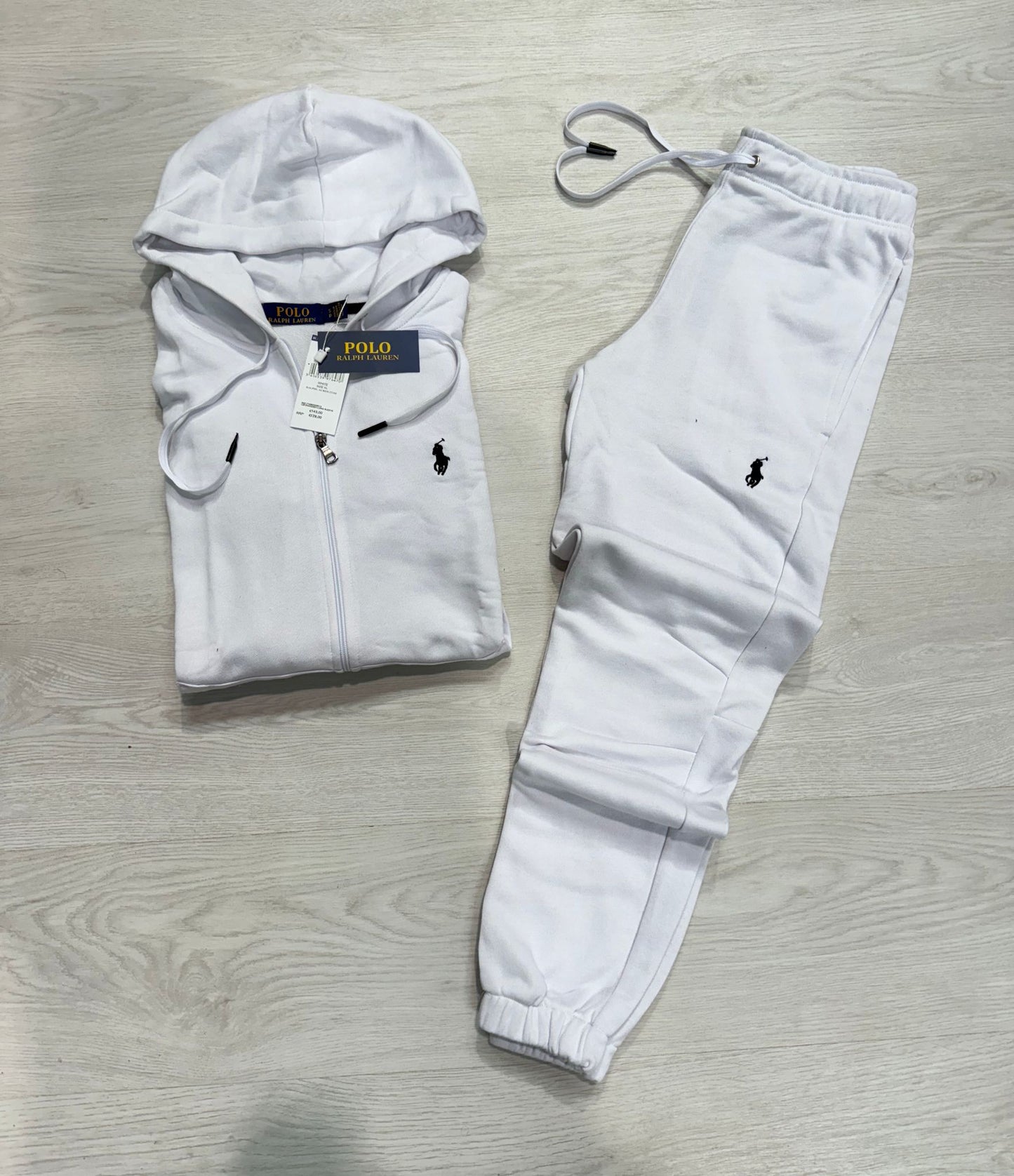 Chandal ralph lauren blanco logo negro
