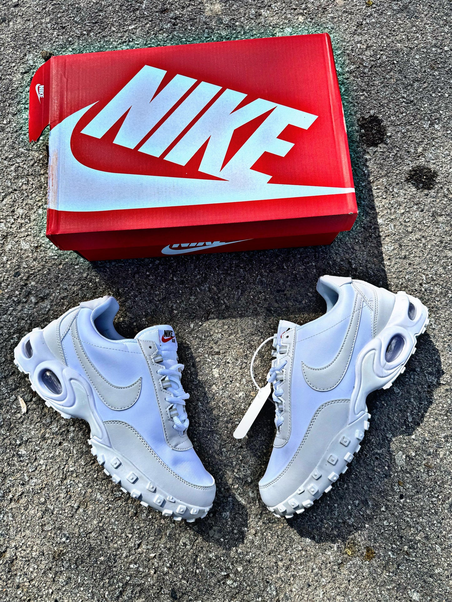 Nike waffle blancas