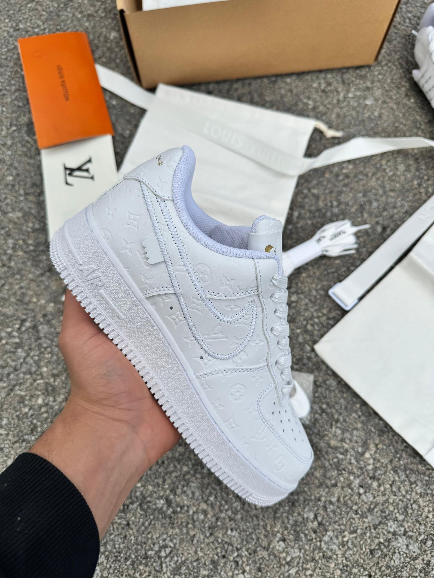 Air force x lv blancas