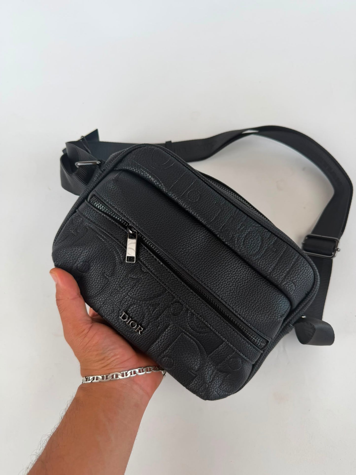 Bandolera Hombre Dior logos negros