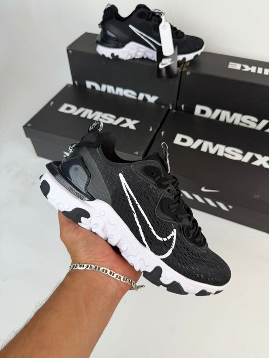 React vision negras detalles blancos