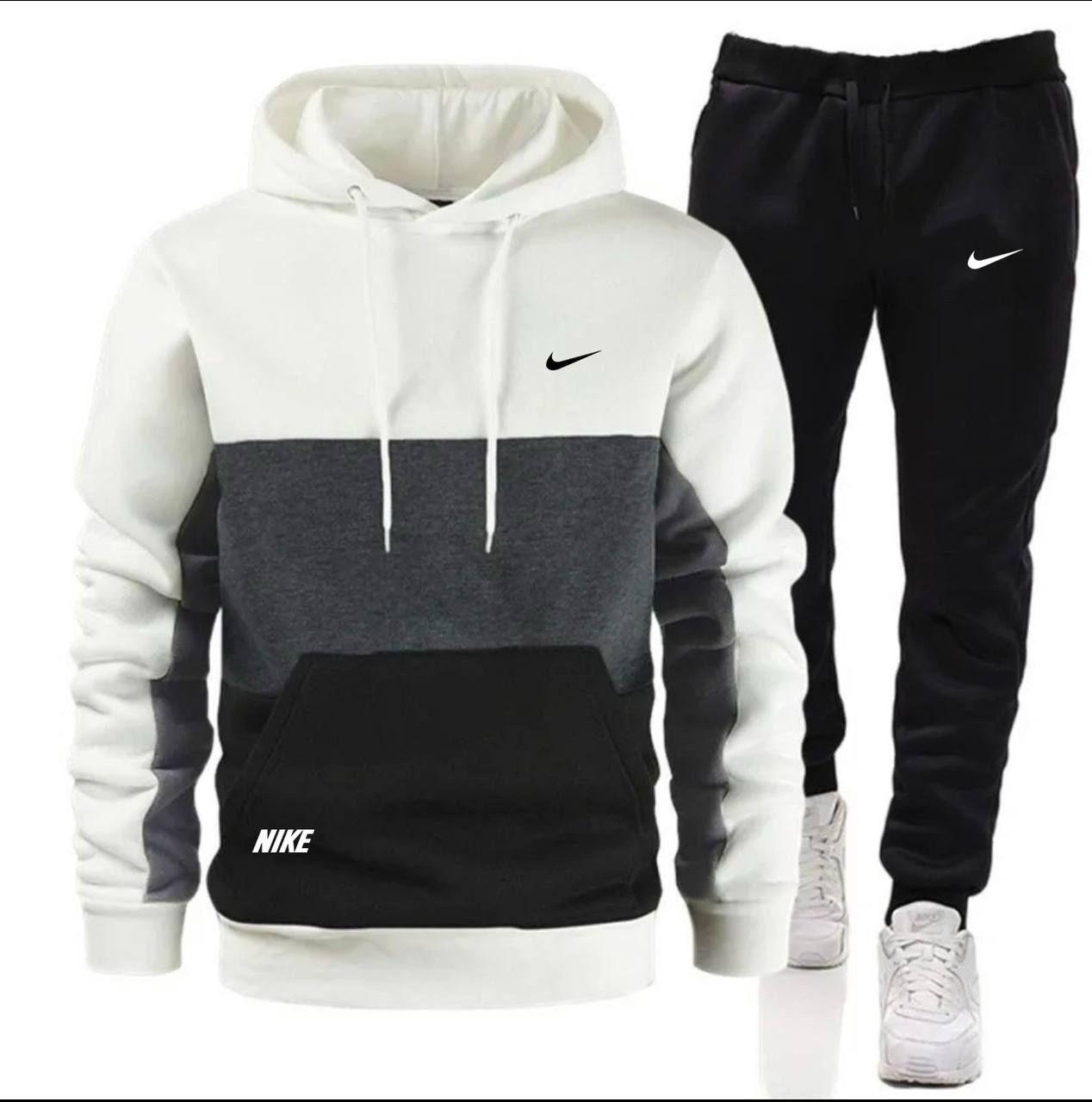 Chandals nike 3 colores blanco gris negro logo pequeño