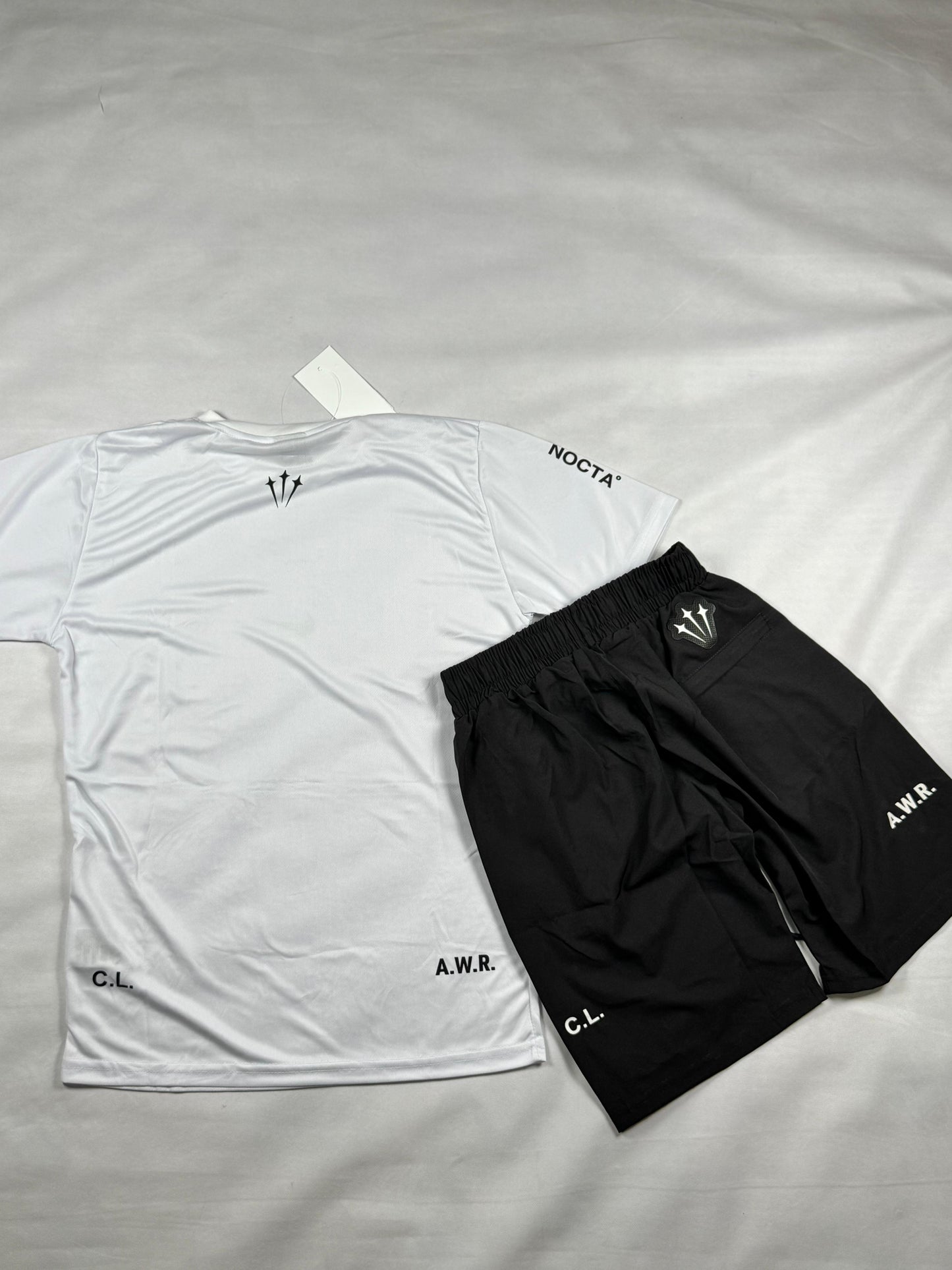 Conjunto nike x nocta blanco logo negro