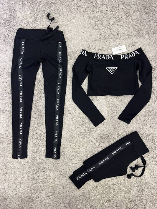 CONJUNTO PRADA NEGRO