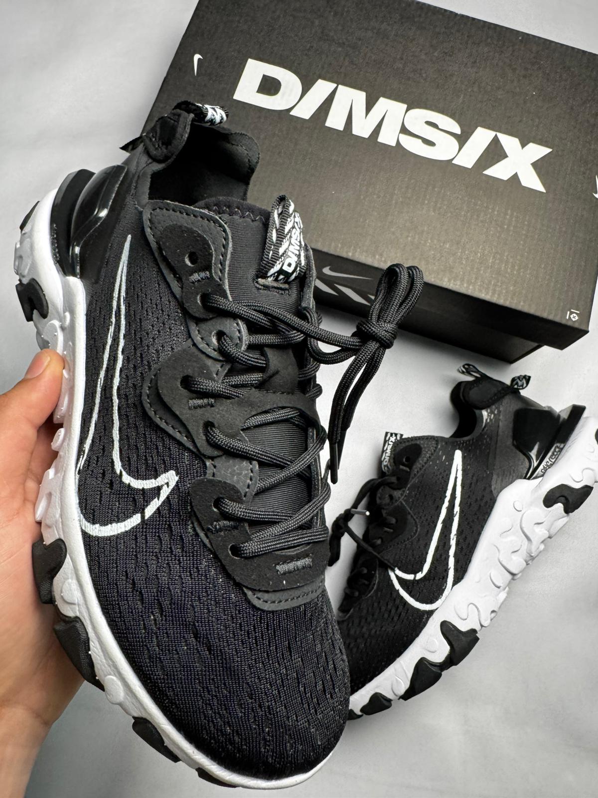 React vision negras logo blanco