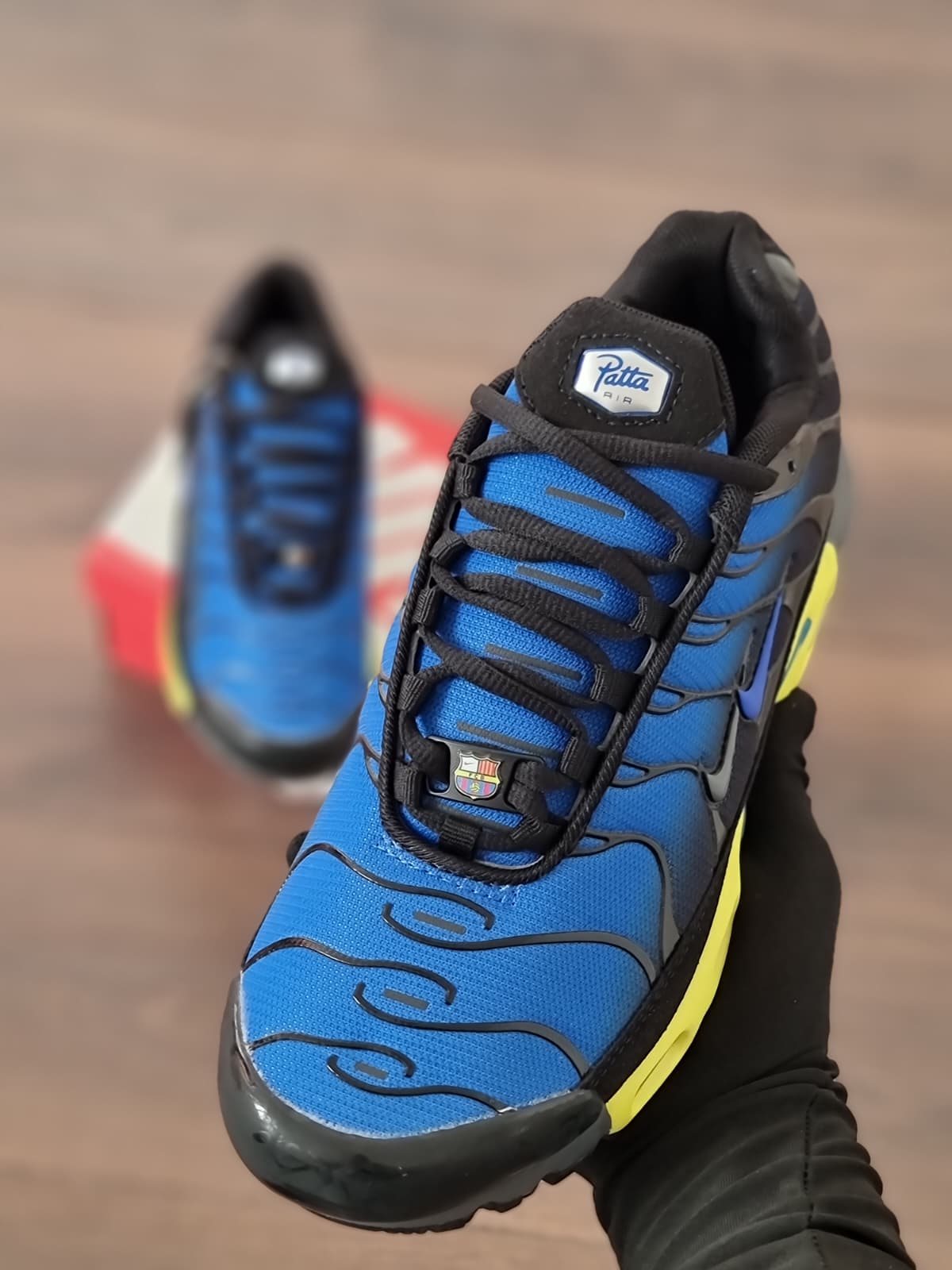 Tn patta Barcelona azul amarilla