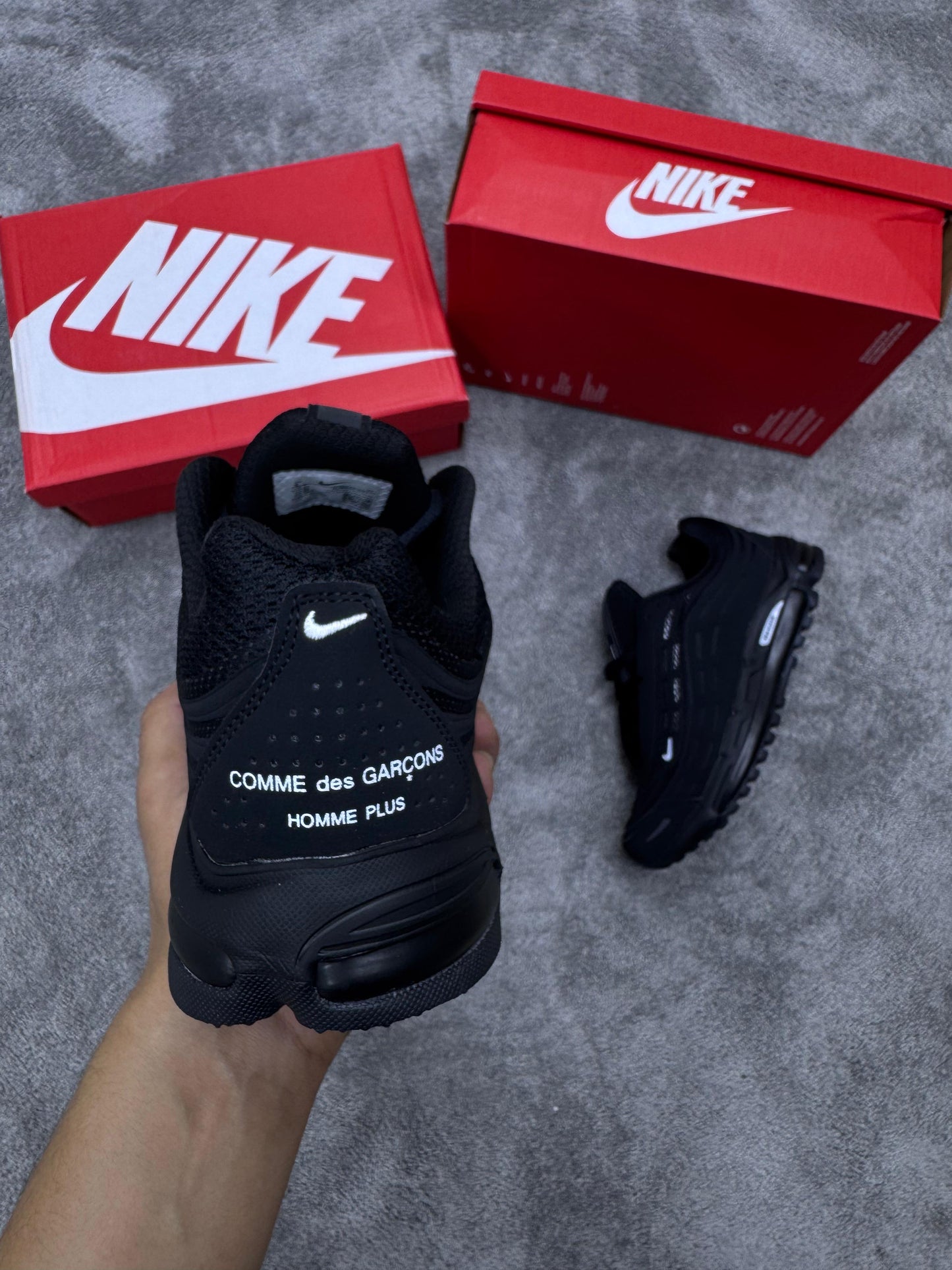 Nike Air max TL negro  logo blanco