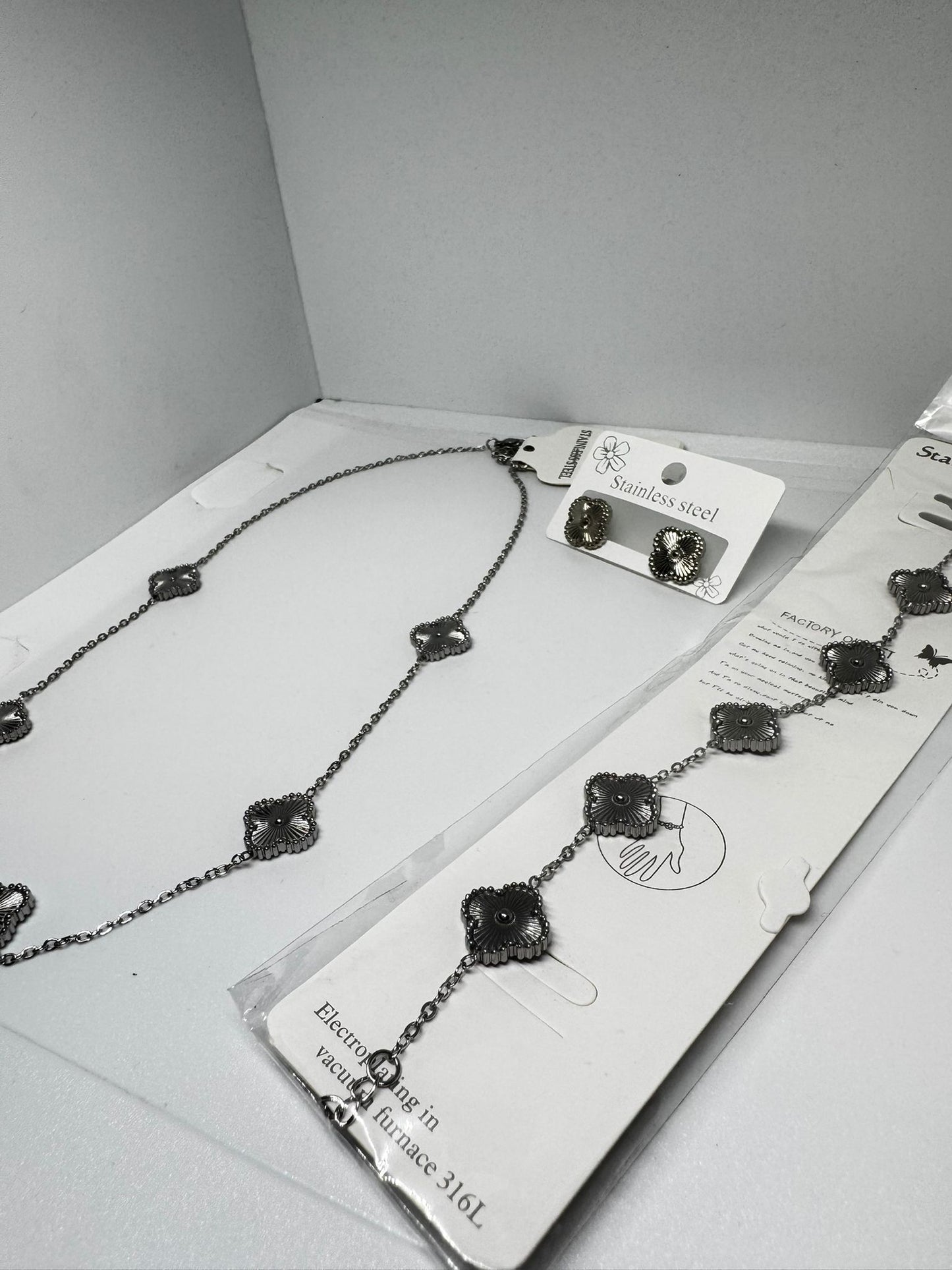 Pack de 3 Collares plateado