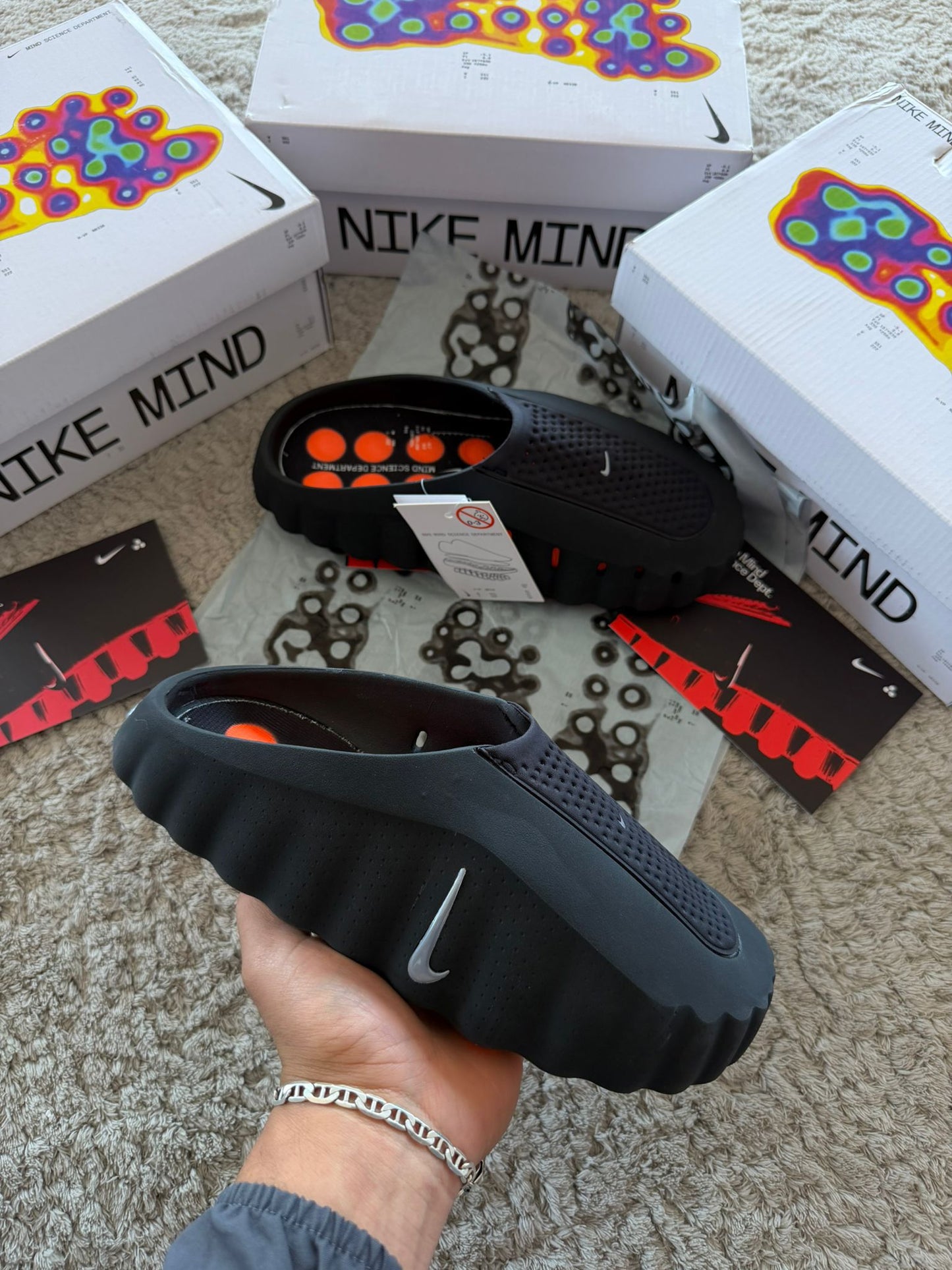 Chanclas Nike Mind negras