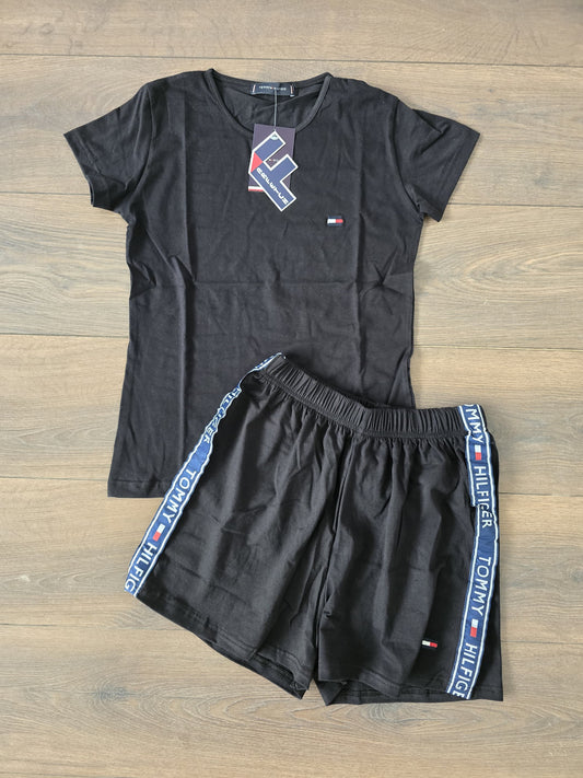 Conjunto verano Tommy negro chica