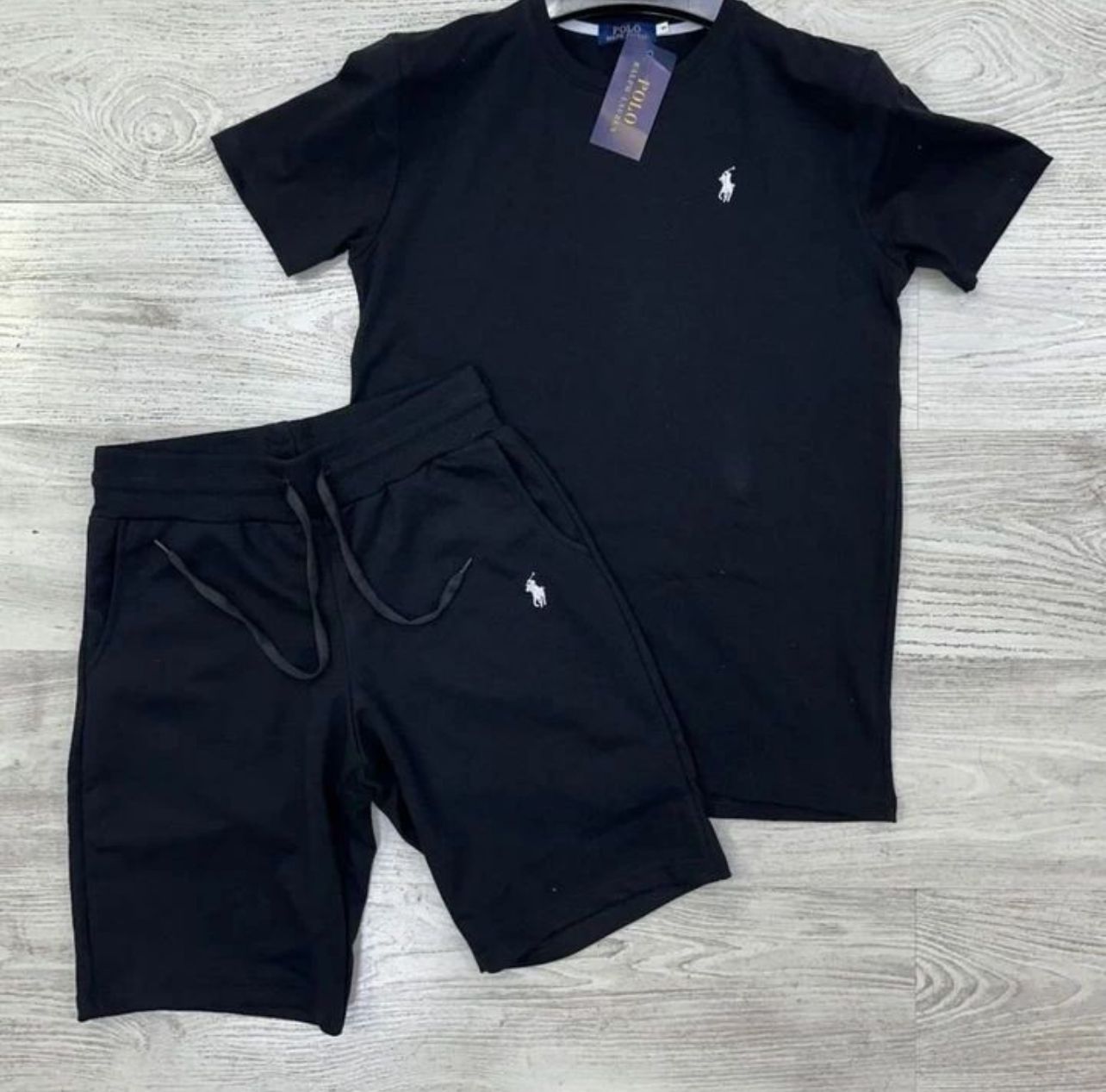 CONJUNTO DE POLO RALPH LAUREN NEGRO