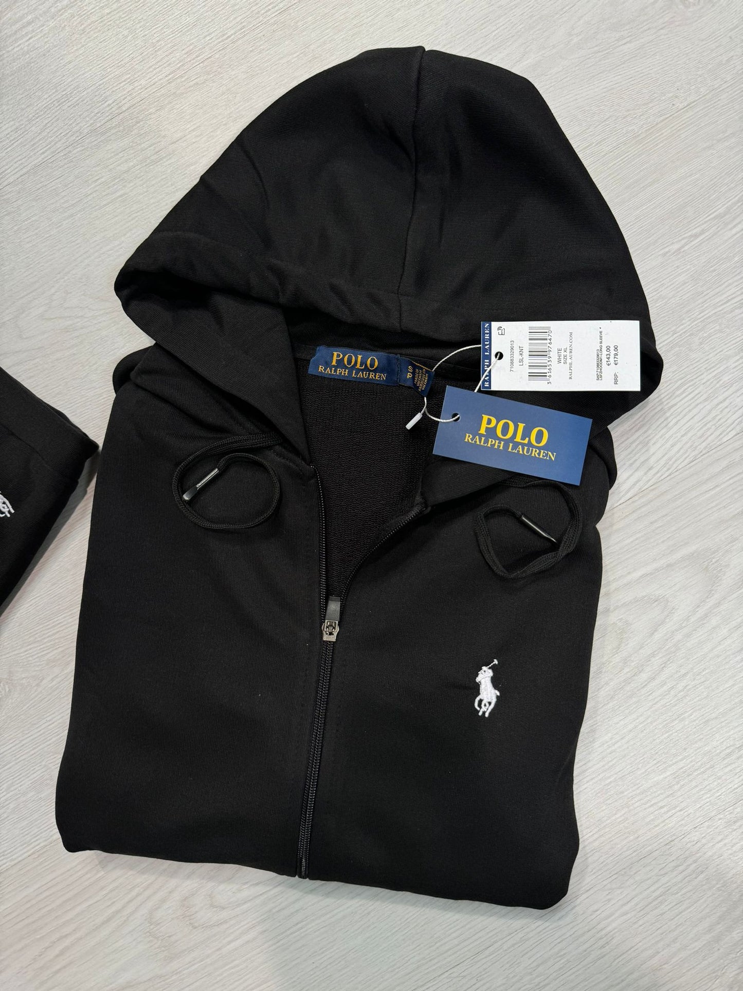 Chandal ralph lauren negro logo blanco