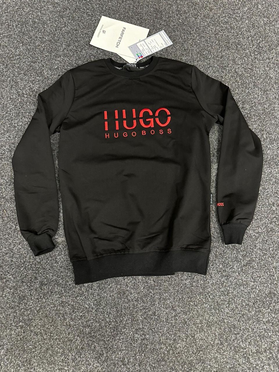 Sudadera Hugo Boss logo rojo