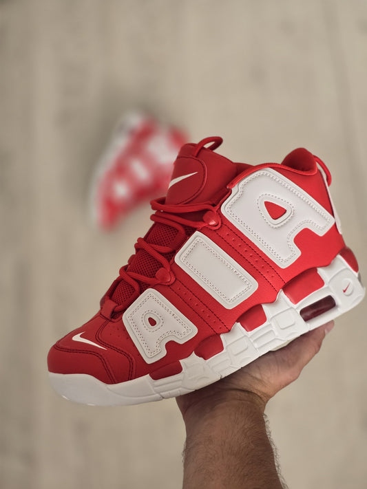 Uptempo roja logo blanco