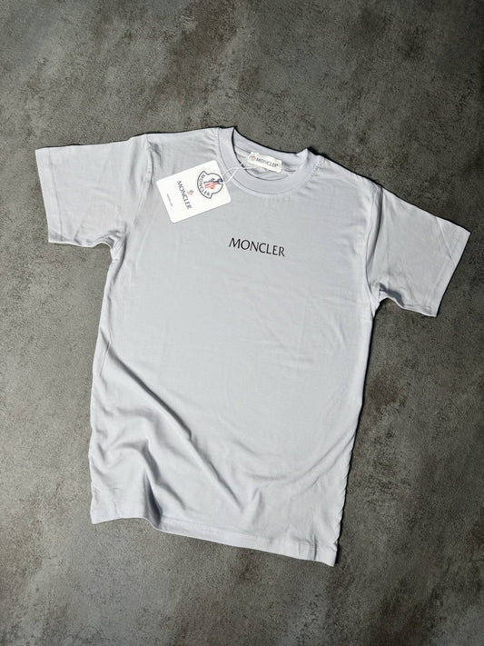 Camiseta Moncler blanco logo pequeño en medio