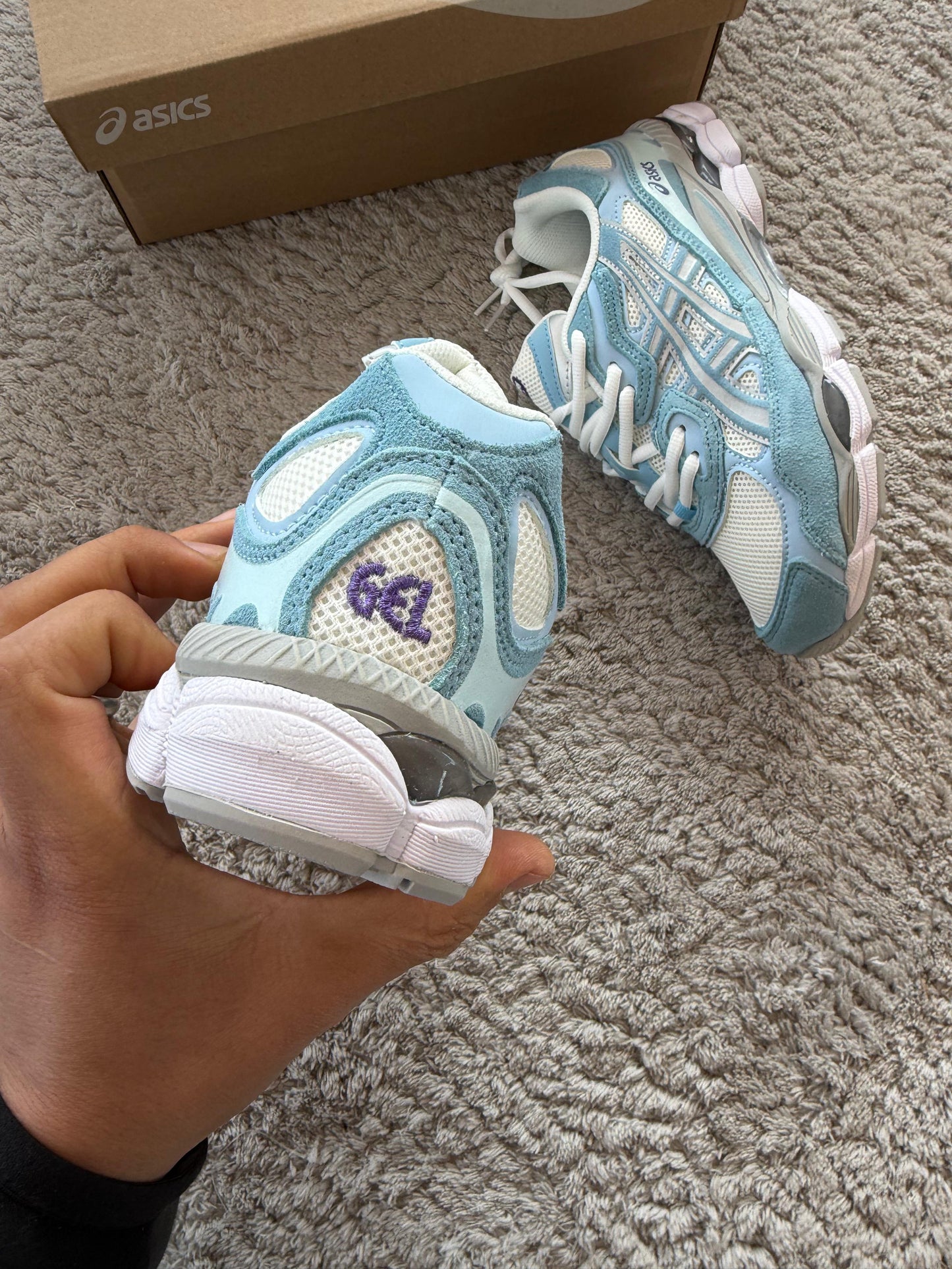 ASICS GEL-NYC azules y blancas
