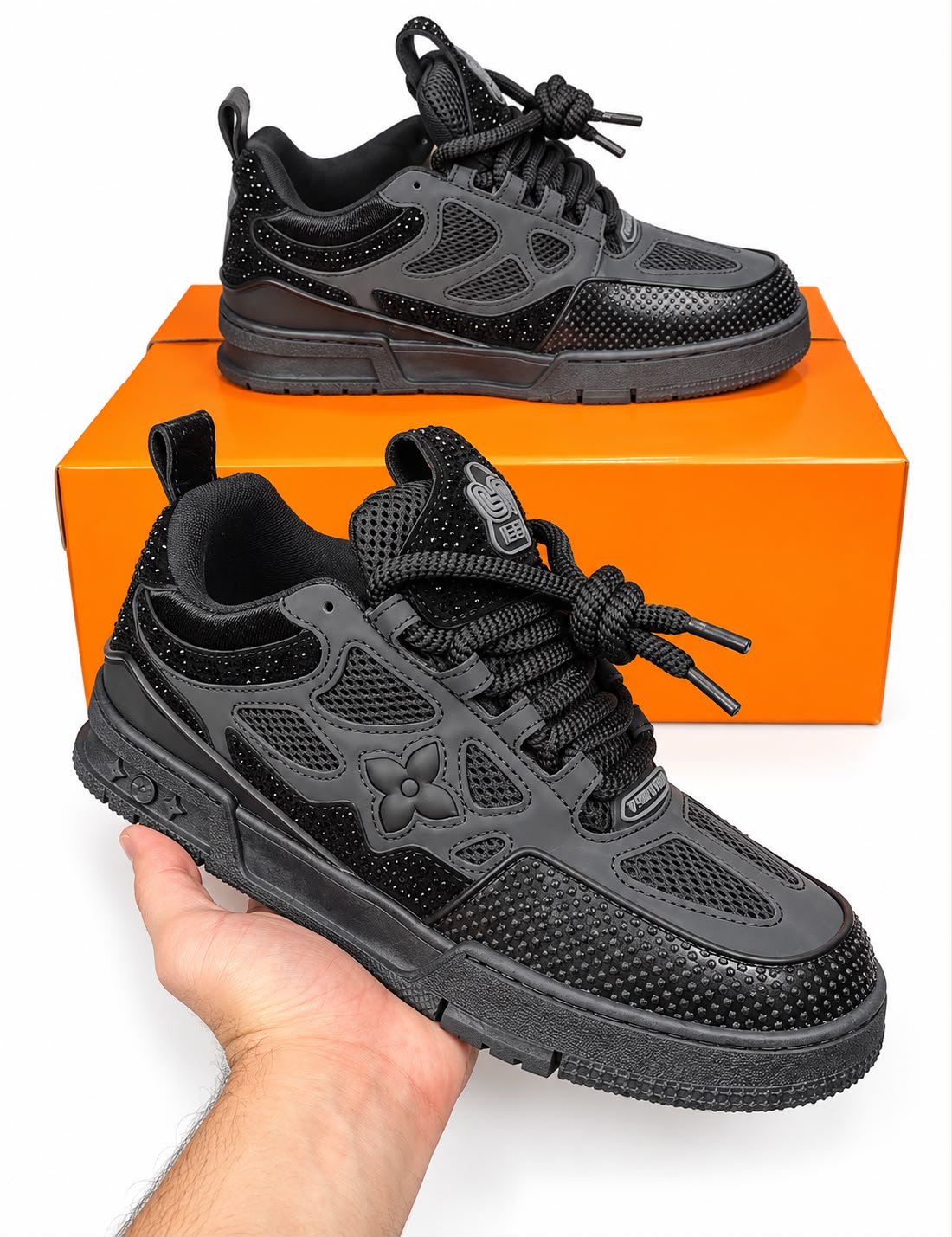 LV skate negras y grises