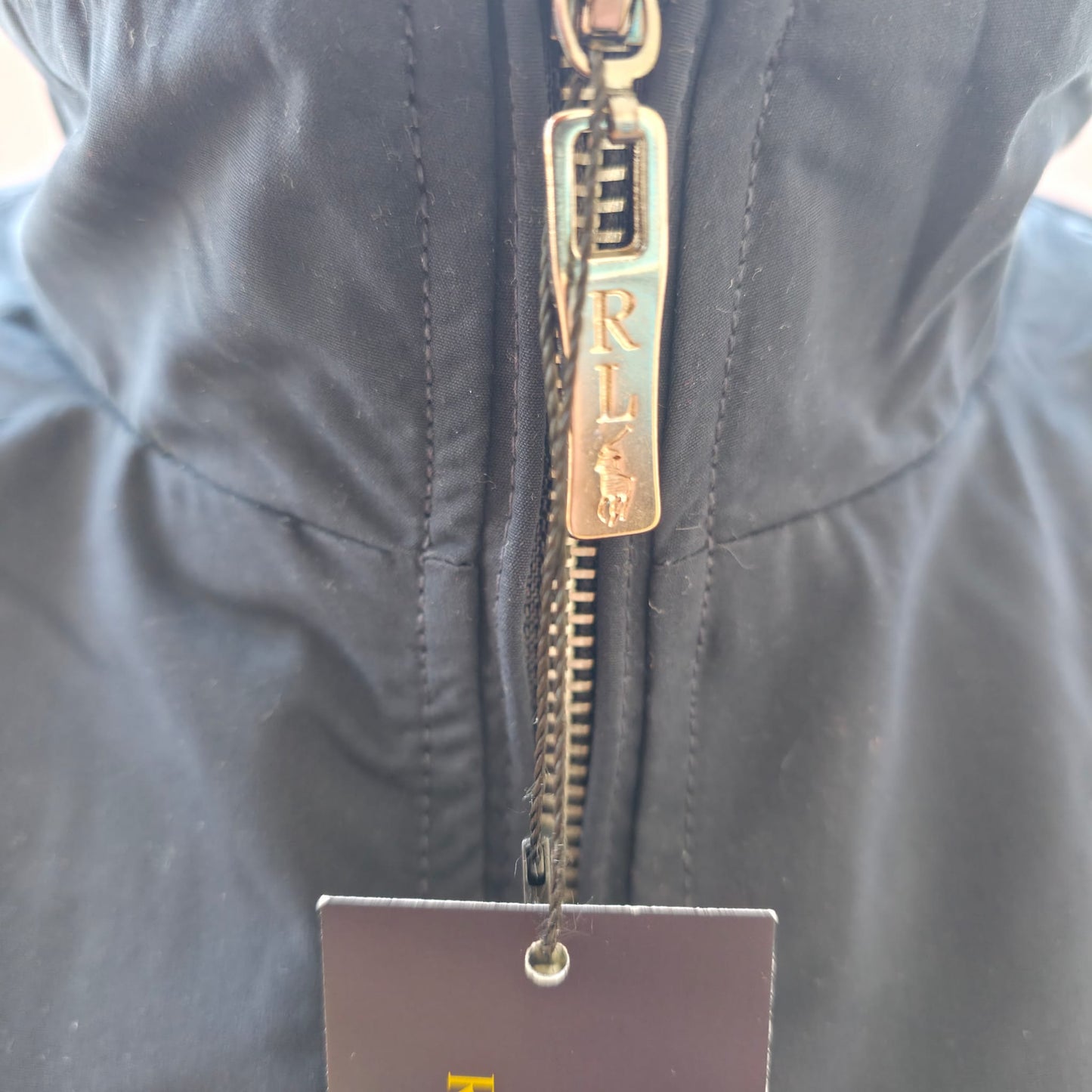 Chaqueta Ralph Lauren azul marino logo rojo