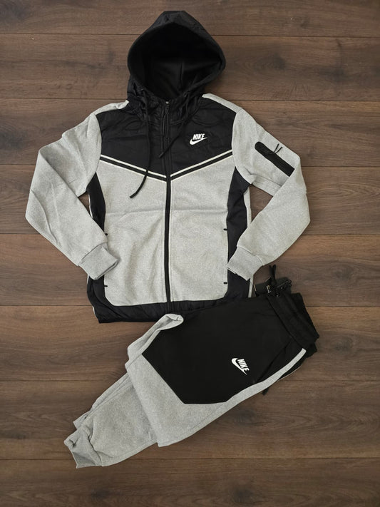 Chandals nike tech new gris negro