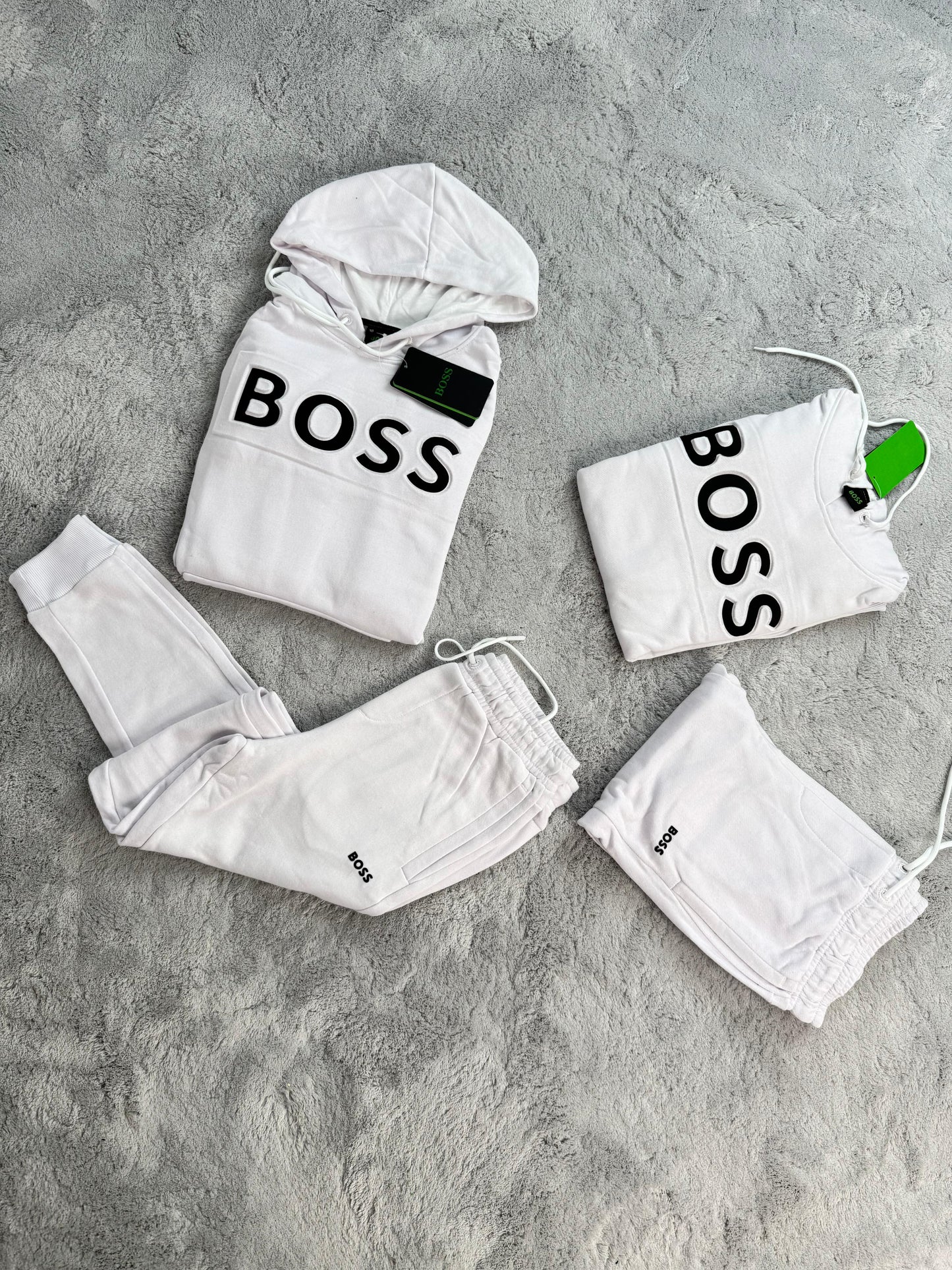 Chandal Hugo Boss blanco logo negro