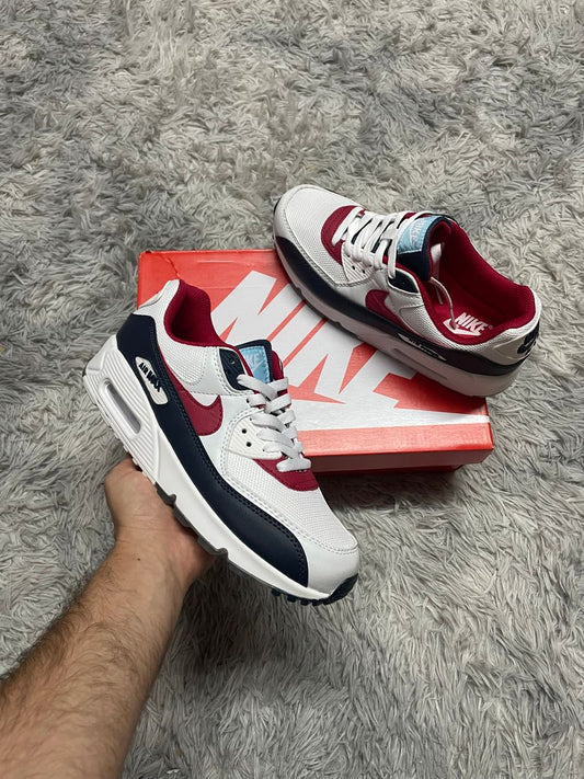 AIR MAX 90 BLANCO BURDEOS