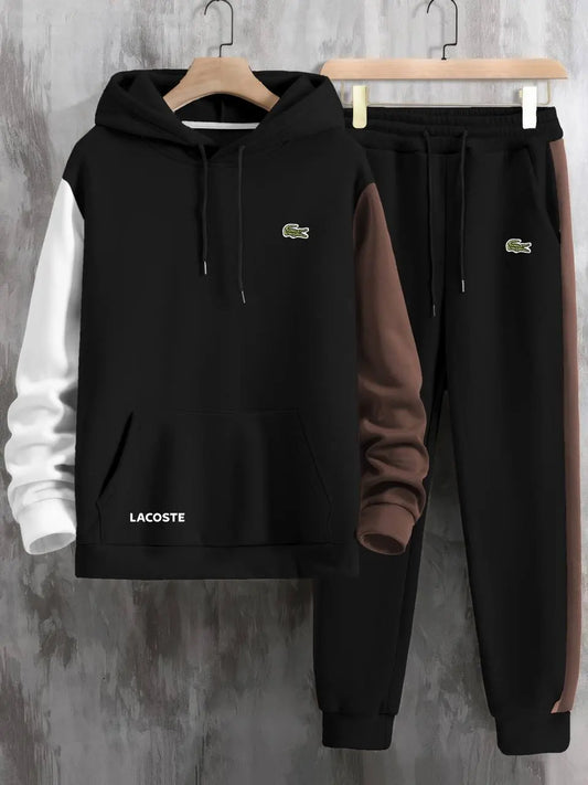 CHANDAL LACOSTE negro detalles blancos y marrones